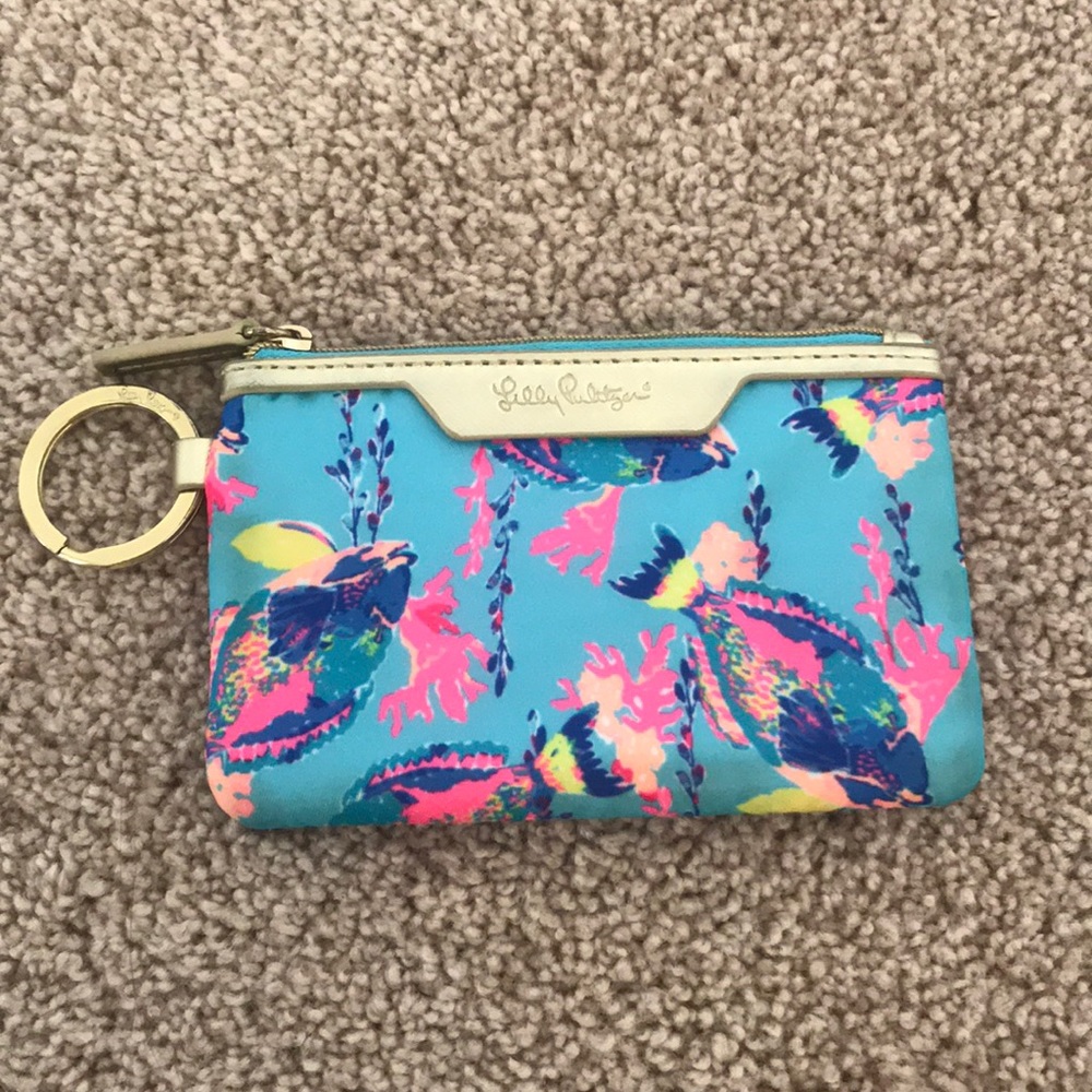 lilly pulitzer ID wristlet
